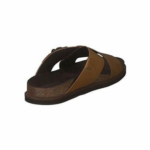 TIMBERLAND MEN'S AMALFI VIBES CROSS SLIDE SHOE WHEAT LEATHER A2B5T - Picture 6 of 8